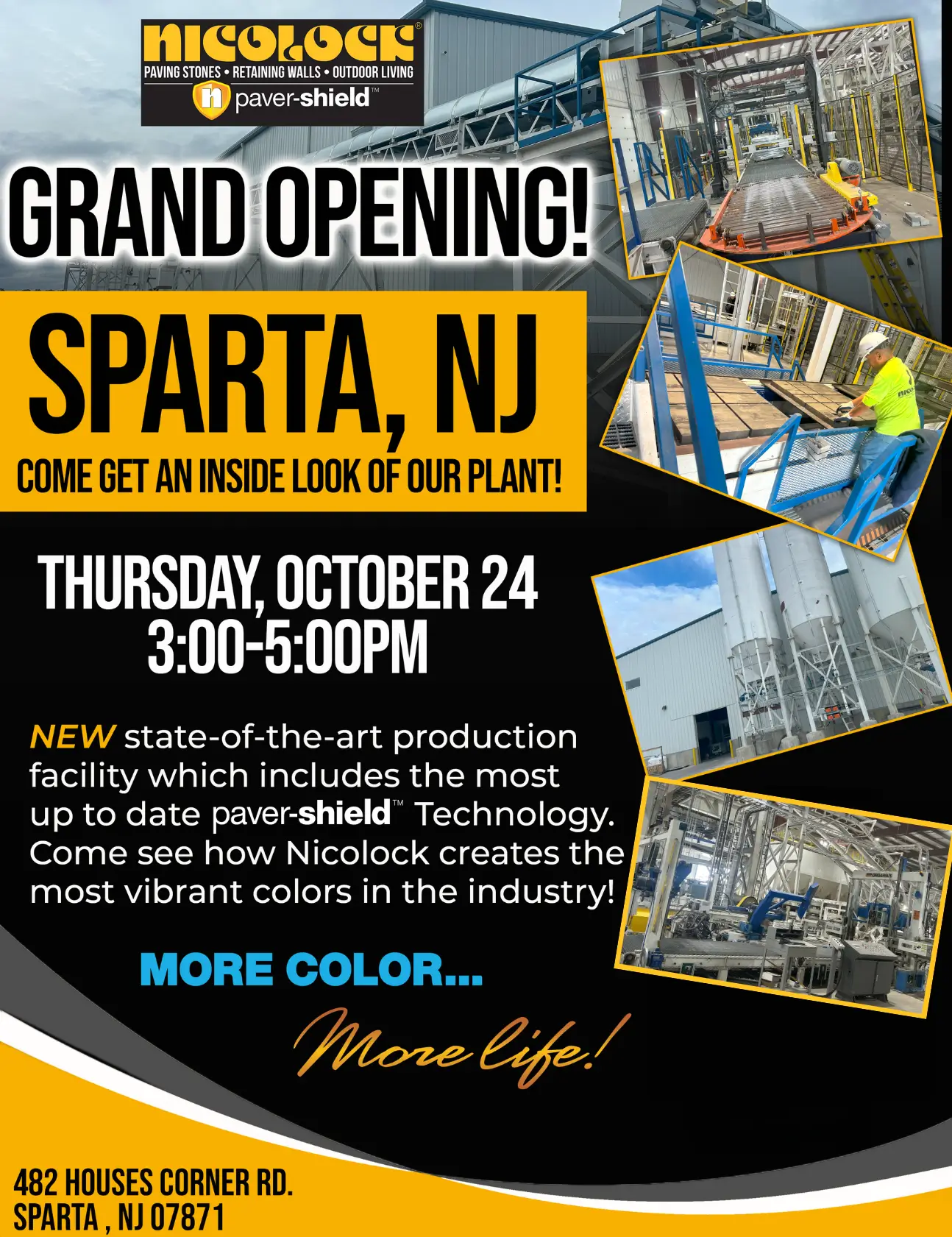 Nicolock New Jersy Plant Tour Registration