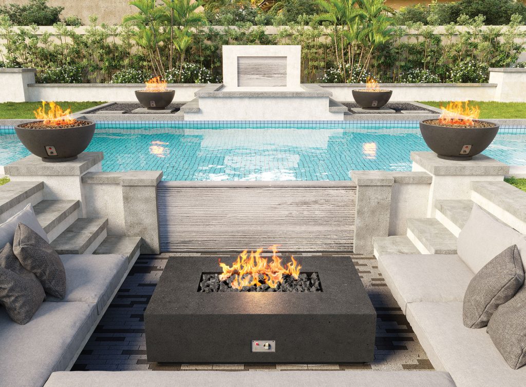 Fire Tables Combine Warmth with a Functional Gathering Surface