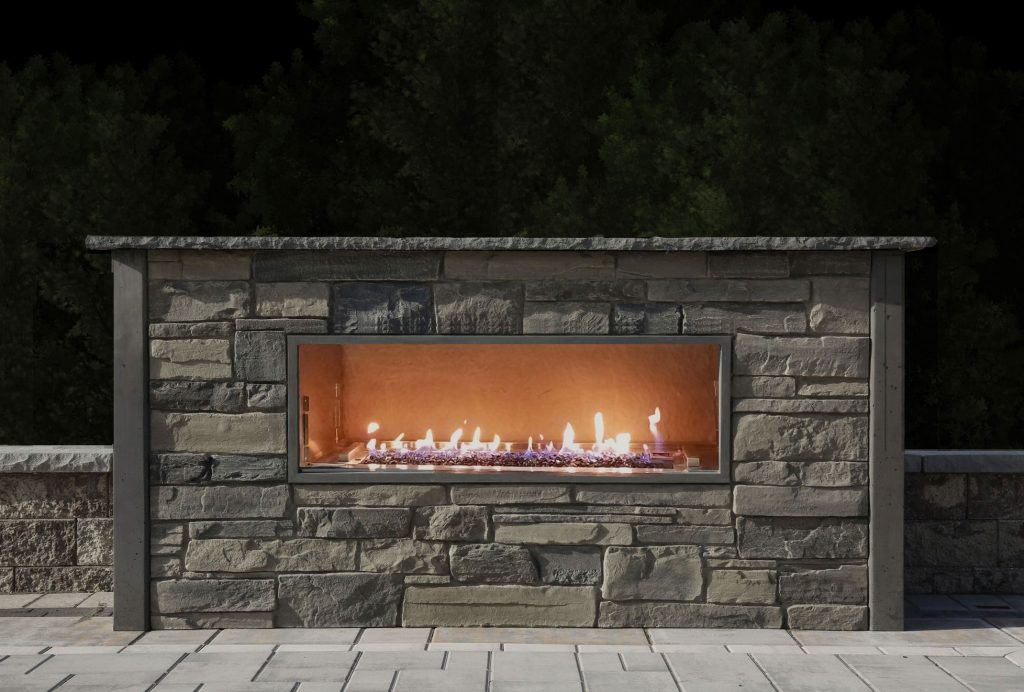 Outdoor Gas Fireplace Ideas for Convenient Backyard Comfort
